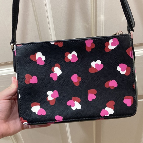 Kate Spade Flutter Hearts Crossbody Purse Bag - Picture 11 of 12